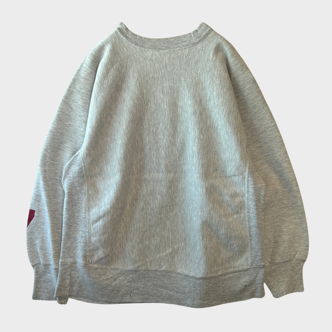 80's Champion "Minnesota Base Ball" リバースウィーブ カレッジスウェット 白 (L)/A2538S-SO