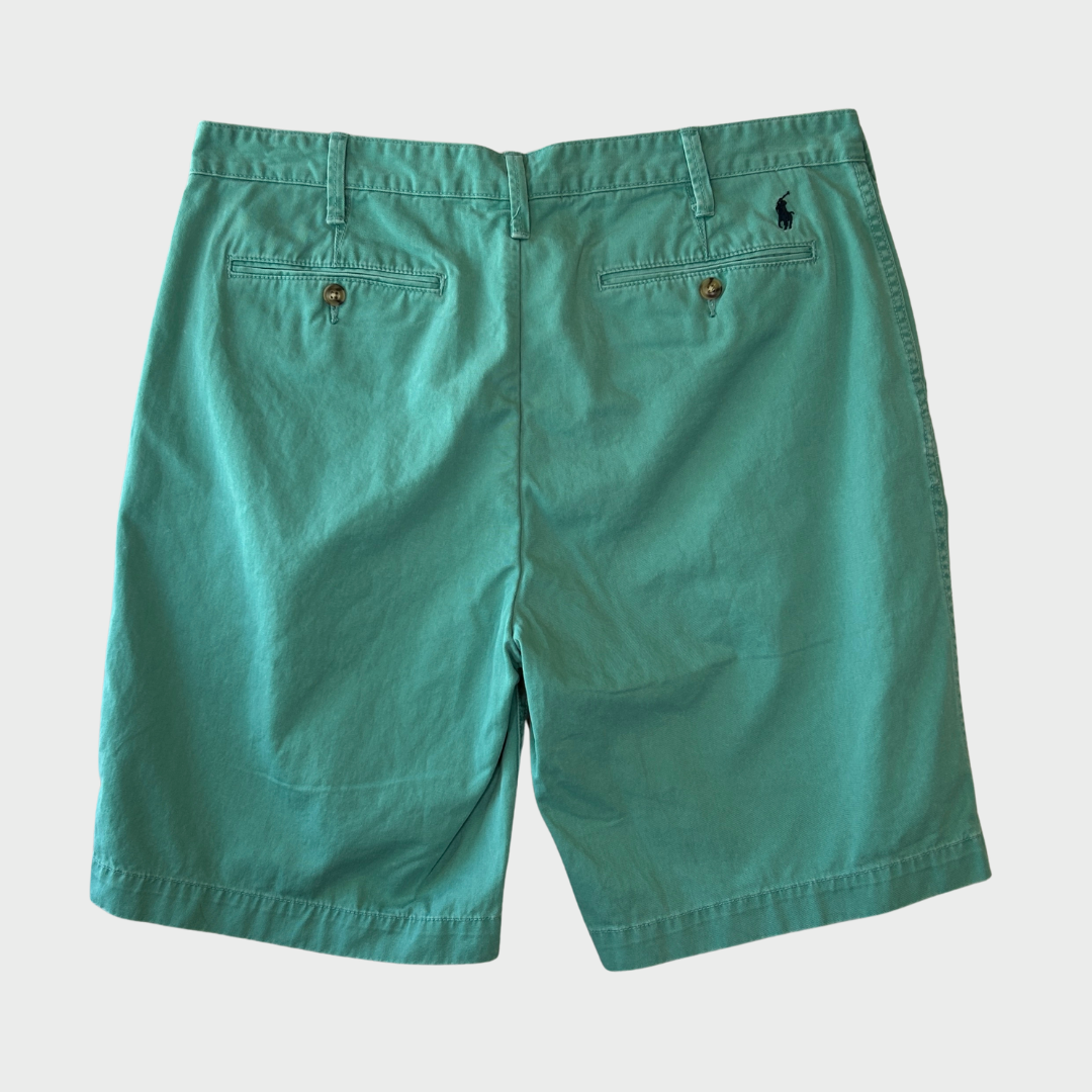 00's Polo Ralph Lauren ショーツ ハーフパンツ エメラルドグリーン 36/A4438P-SO