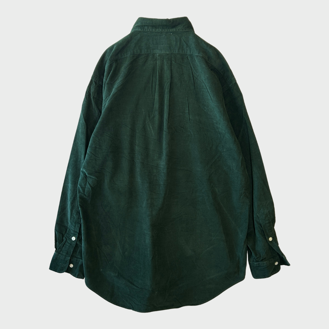 00's Ralph Lauren ラルフ BLAKE コーデュロイシャツ 深緑 S /B0387SH-SO