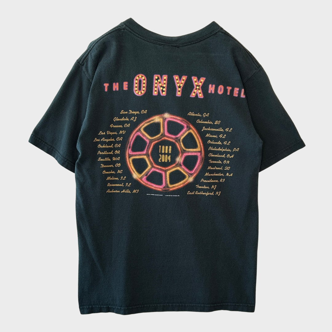 00's BRITNEY SPEARS THE ONYX HOTEL 2004 ツアーTシャツ 黒 /A7334T-SO