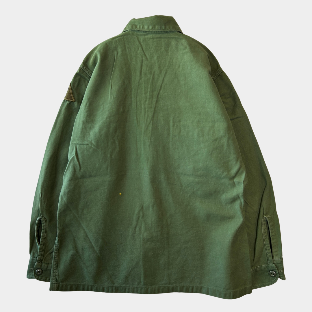 60's U.S.ARMY ユーティリティーシャツ OG107 (15 1/2)/A7740SH-SO