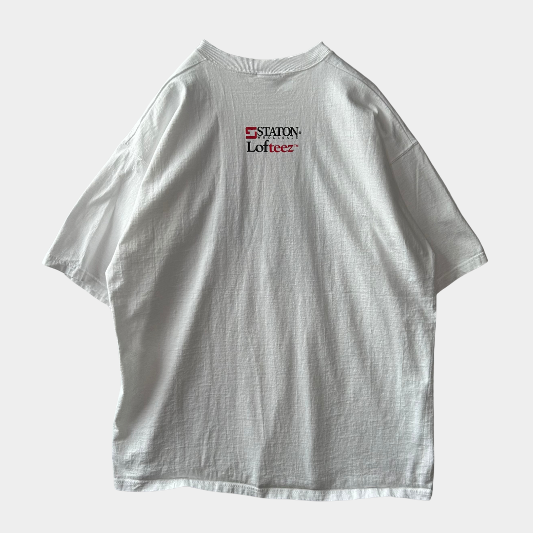 00's Fruit of The Loom Lofteez 企業Tシャツ 白(XL)/A6441T-SO