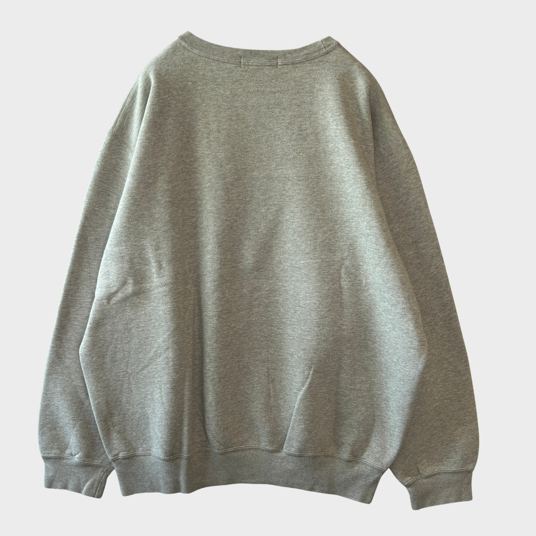 00's Ralph Lauren ラルフローレン 無地スウェット グレー (XL)/B1334S-SO
