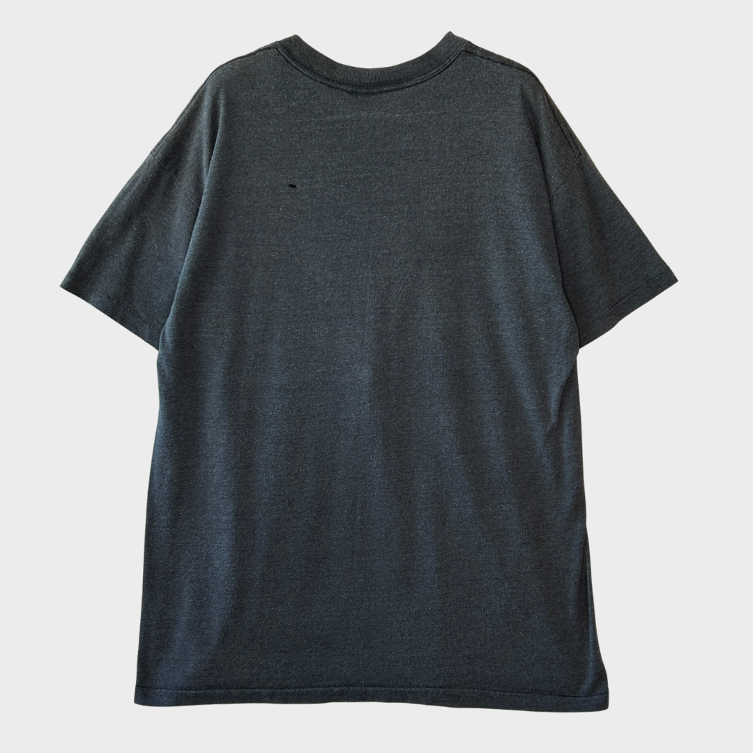 80's SSI Harley-Davidson BORN TO BE WILD ハーレーTシャツ シングルステッチ 黒 (L)/A4269T-SO