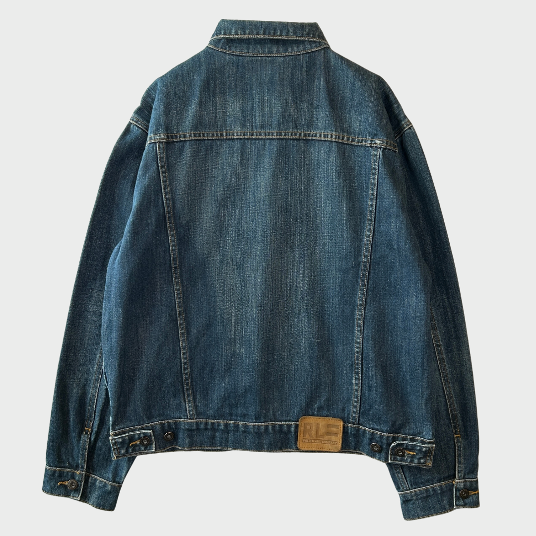 00's Polo Jeans Company ラルフローレン デニムジャケット 青 (M)/B2305J-SO
