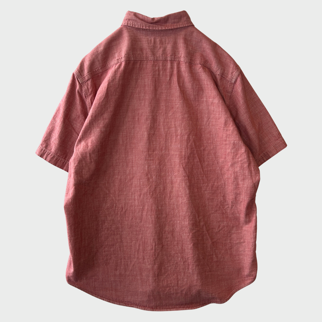 00's Polo Ralph Lauren ショートスリーブシャツ 赤 (L)/A7468S-SO