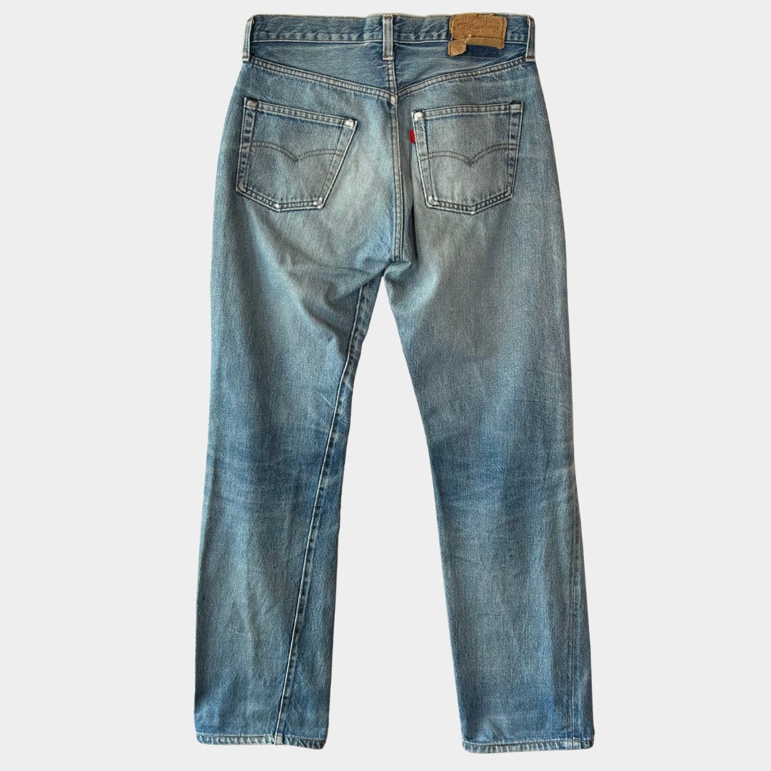 80's Levis 501 赤耳 デニムパンツ ダメージ(32×36)/A1511P-SO