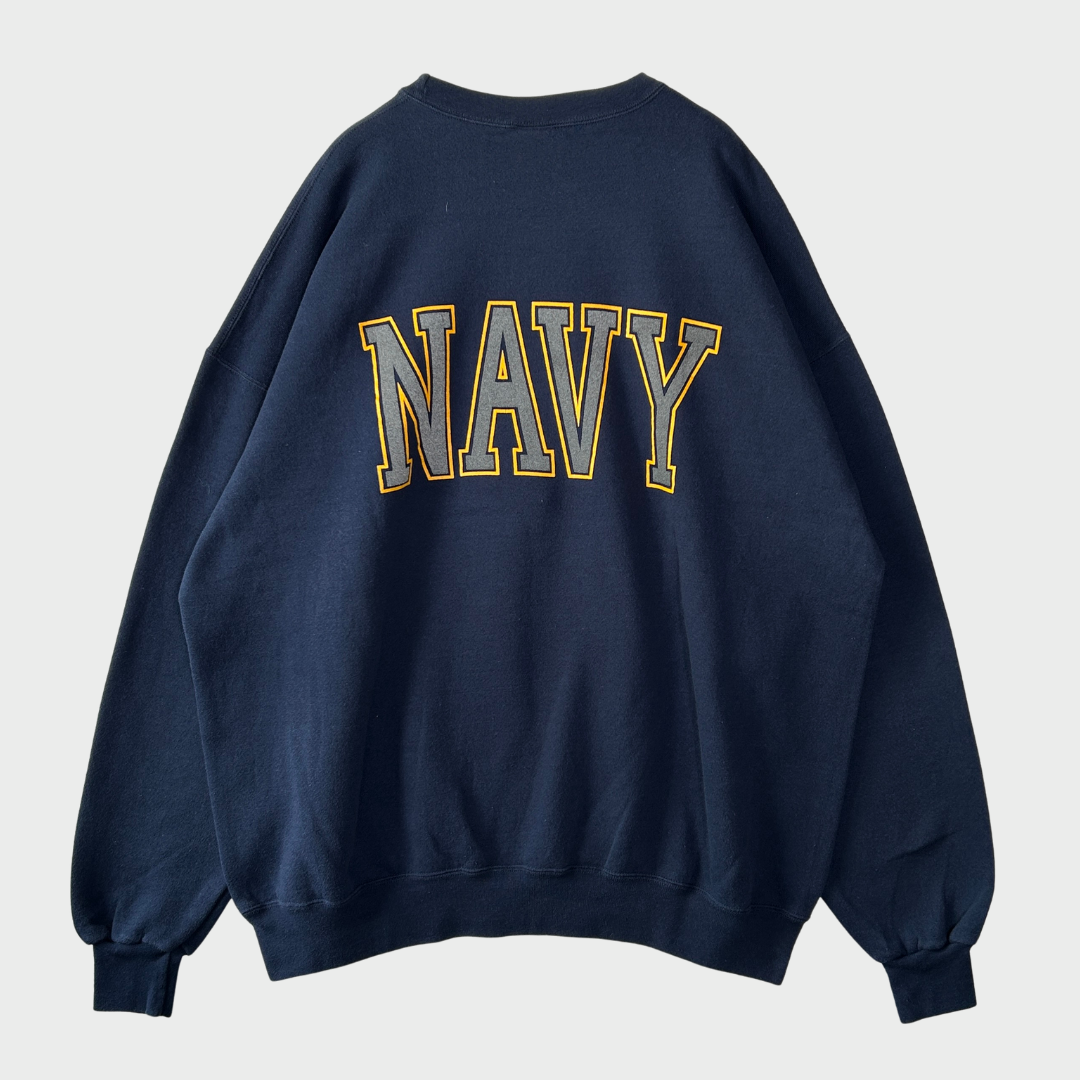 90's Soffe US NAVY ミリタリースウェット 紺 (2XL)/B0745S-SO