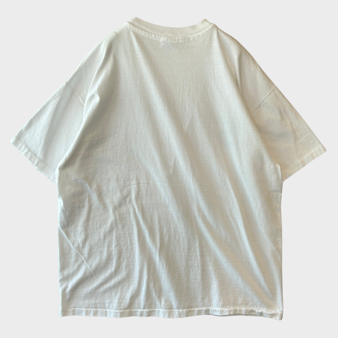 90's Hanes SABRETT ホットドッグ 企業Tシャツ 白 (XL)/A7160T-SO