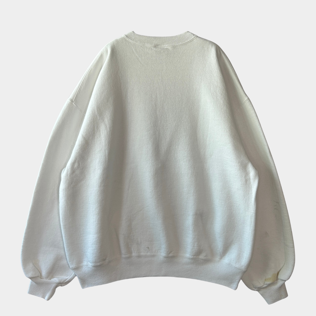 90's RUSSELL ATHLETIC "ALABAMA" カレッジ スウェット ホワイト (XL)/A5608S-SO