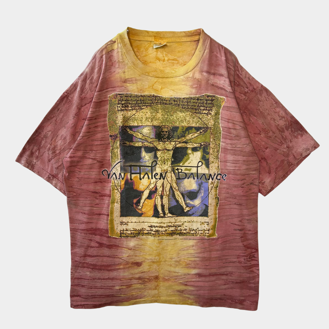 90's Van Halen Balance プロモTシャツ タイダイ ダヴィンチ (XL)/A6533T-SO