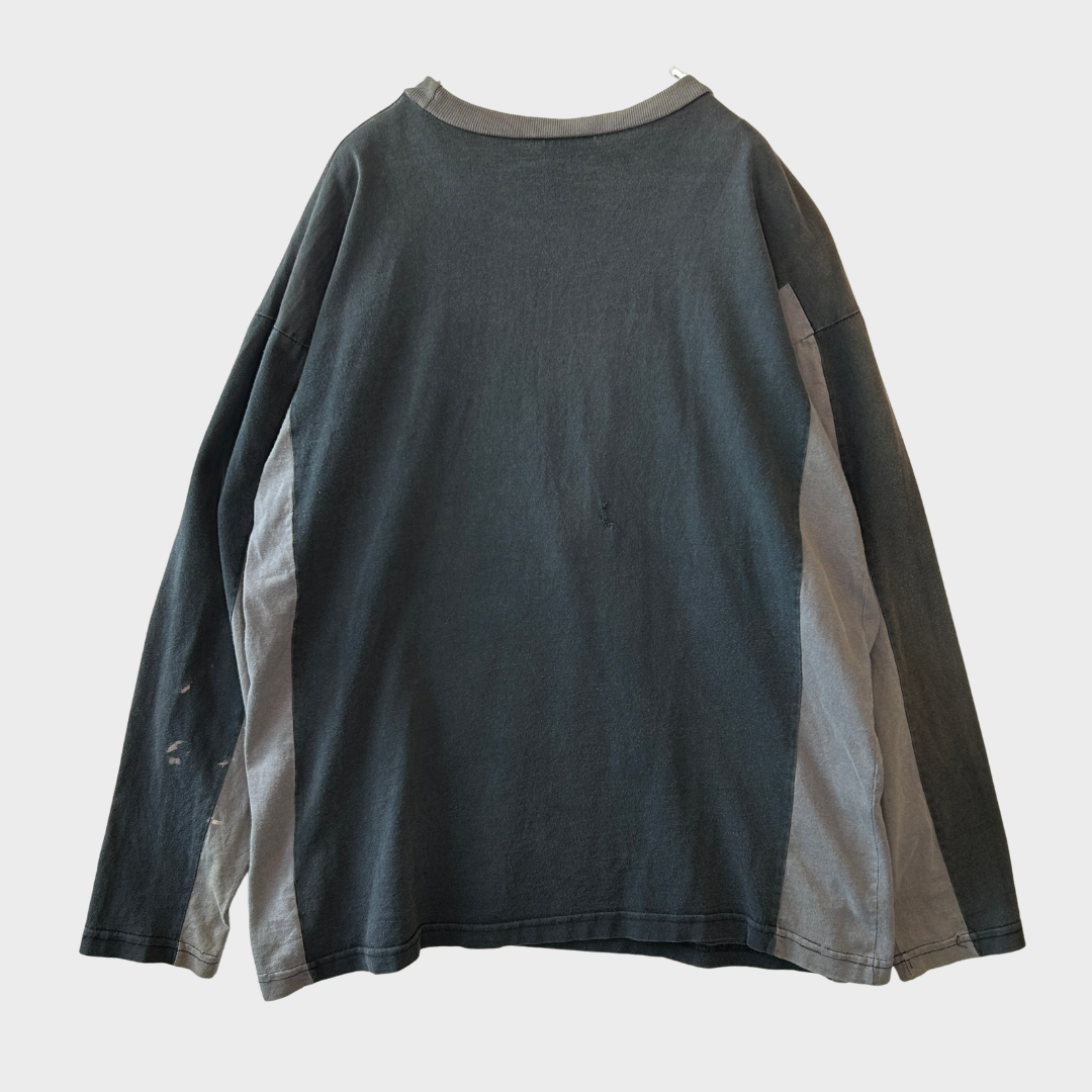 90's giant KORN メッシュ切替 バンド ロンT 黒 XL /A1738T-SO