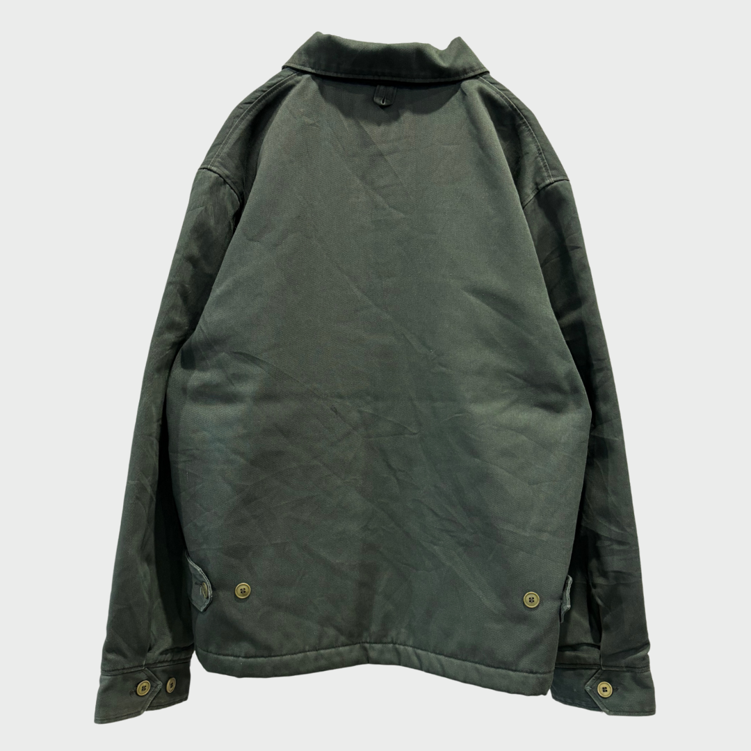 00's Carhartt コットンツイル ジャケット グリーン (不明)/A8298J-SO