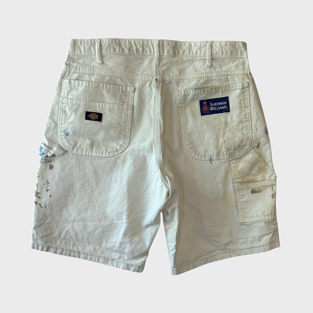 00's Dickies×Sherwin Williams ディッキーズ ペインターショーツ ハーフパンツ 白 (W36)/A7363P-SO