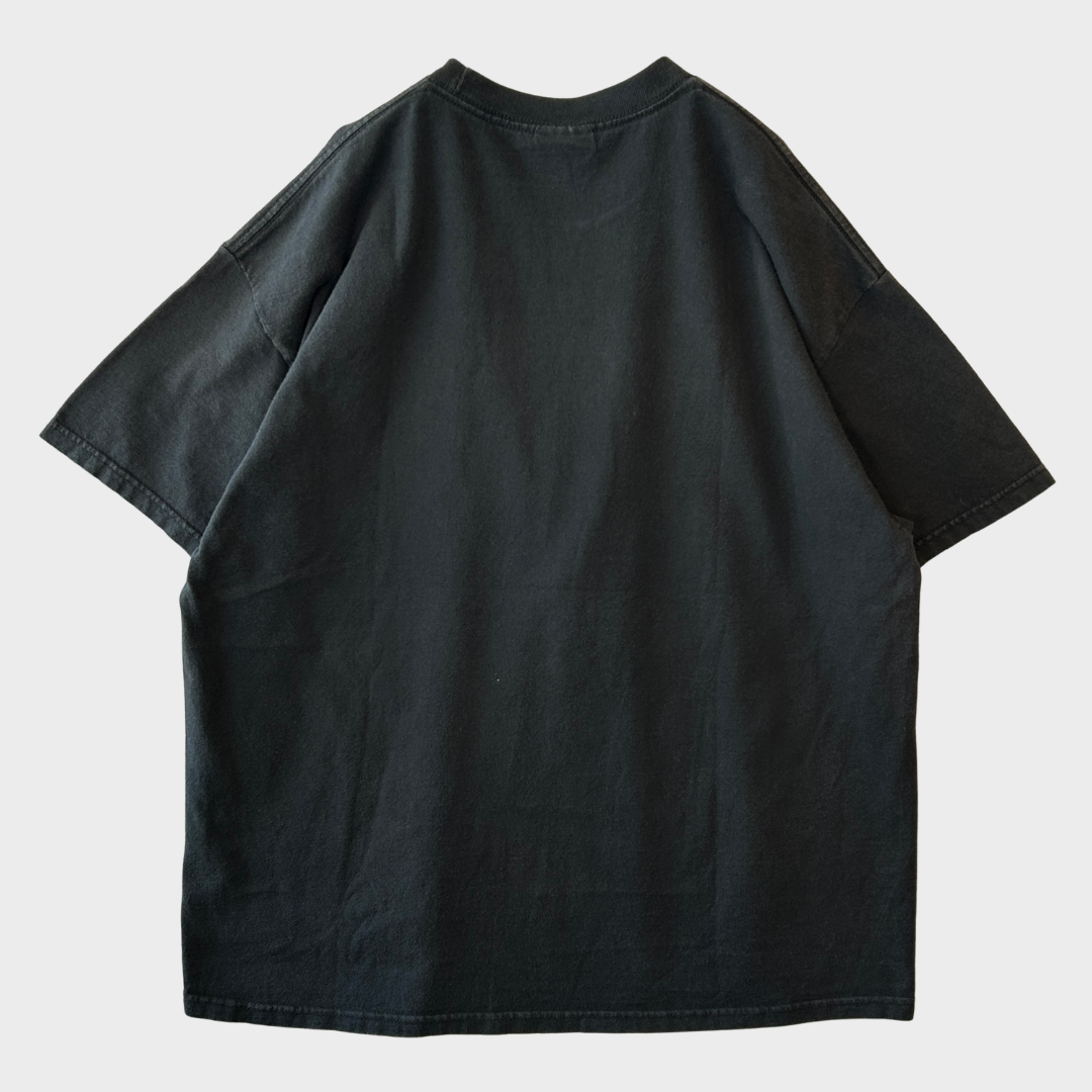00's TENNESSEE RIVER KISS 文字プリントTシャツ 黒 XL /A7331T-SO