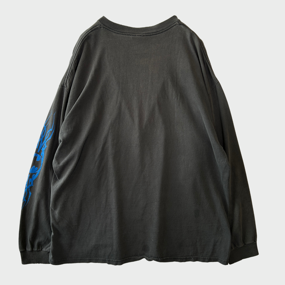 00's DELTA バットマン キャラクターロングTシャツ 黒 (2XL)/A6512T-SO