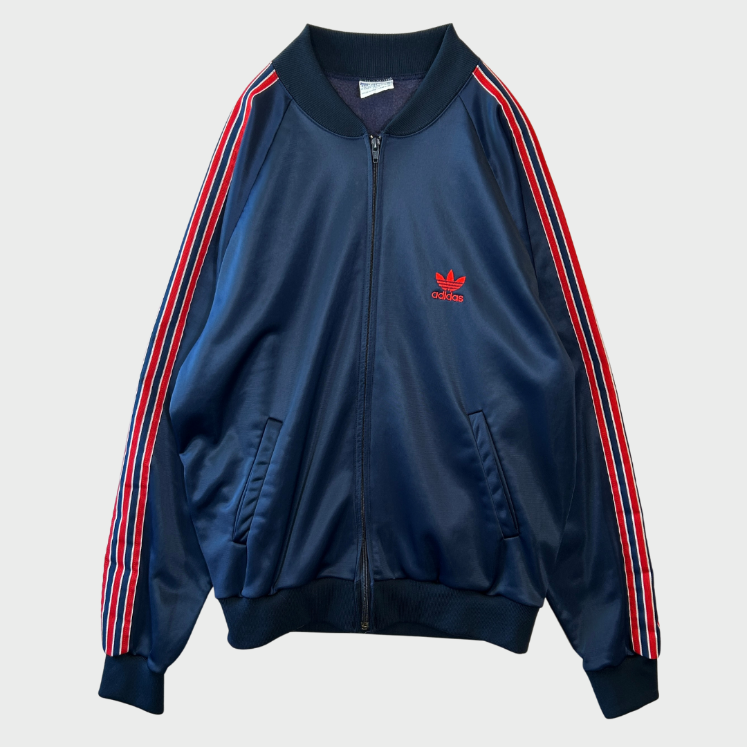 80's Adidas ATP 裏起毛 トラックジャケット ネイビー L /B3052J-SO 80's Adidas ATP 裏起毛 トラックジャケット ネイビー L /B3052J-SO