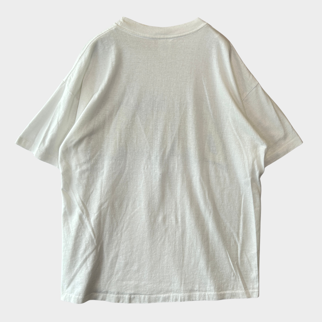 90's LOGO7 BATMAN DC COMIC バットマン Tシャツ 白 (XL)/A7280T-SO