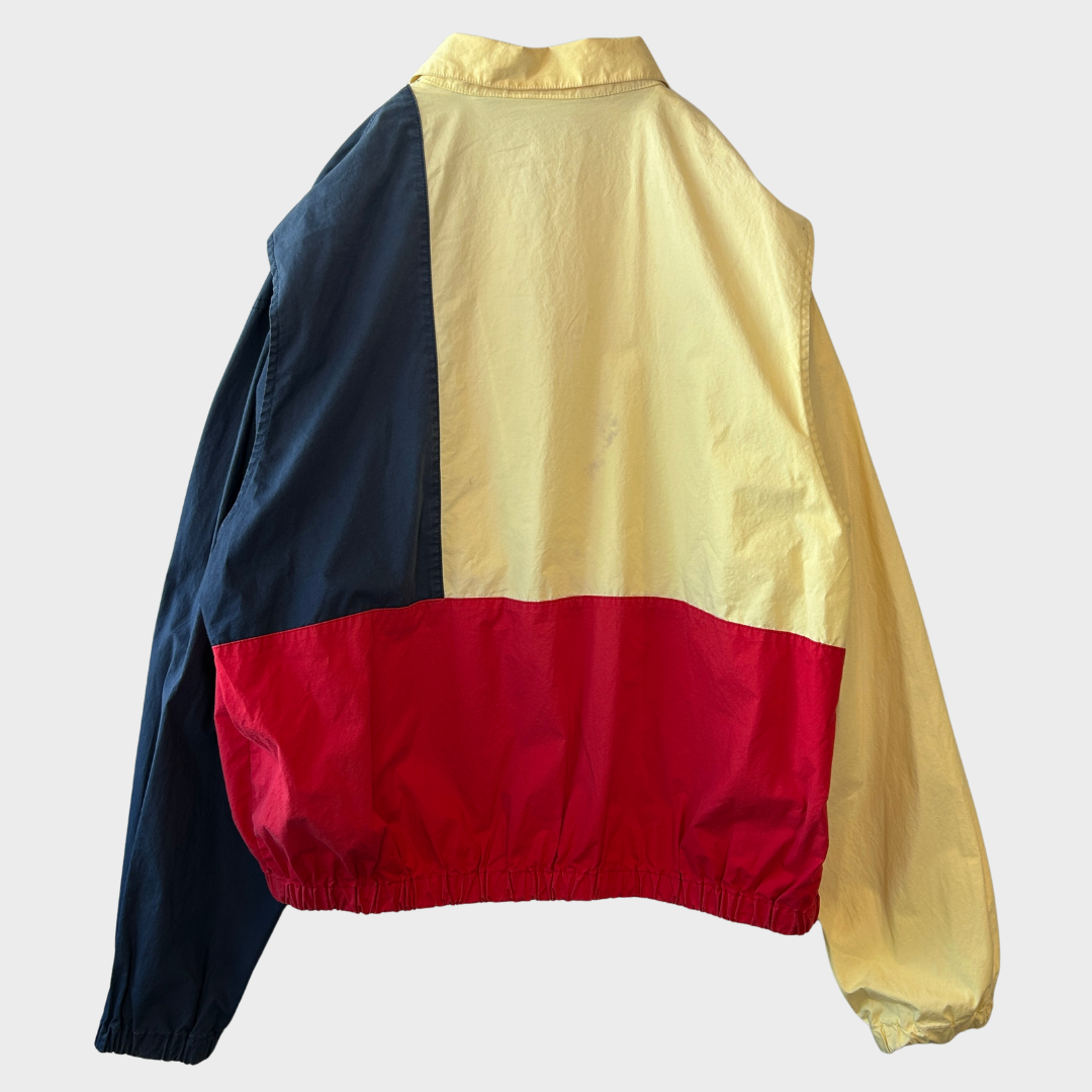 90's Polo Ralph Lauren 3 Tone Color スウィングトップ 紺赤黄 (L)/B3037O-SO