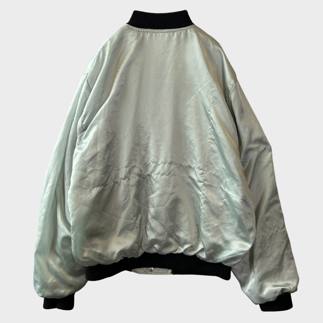 90's Birdie "HITECH RALLYE" ワーゲン ナイロンブルゾンジャケット シルバー (M)/A8105J-SO