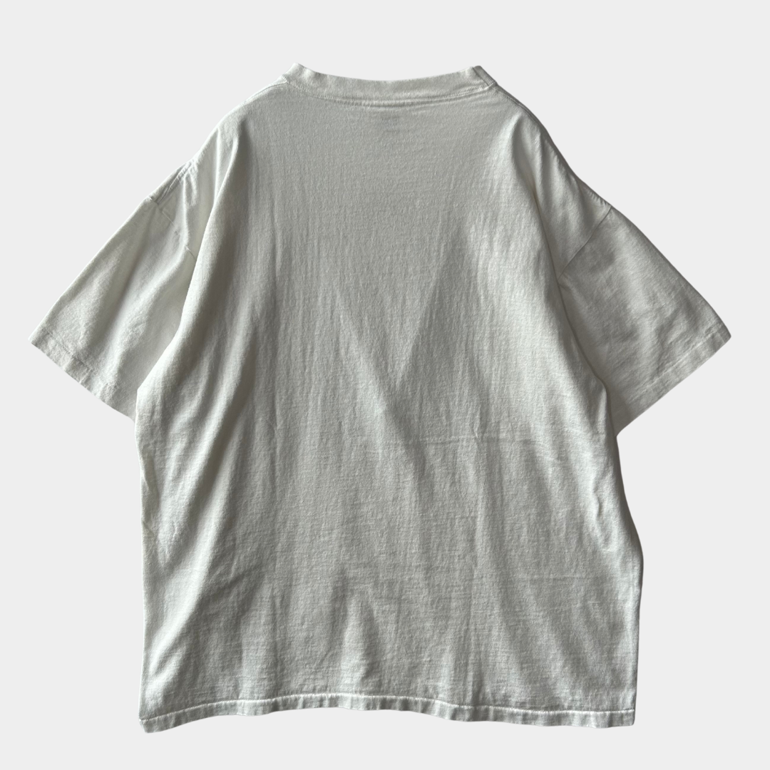 90's anvil アポロ11号月面着陸記念切手プリントTシャツ 白(XL)B1942T-SO