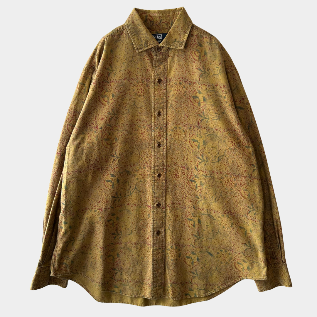 Polo Ralph Lauren ラルフローレ"ESTATE"総柄シャツ (L)/A6883SH-SO