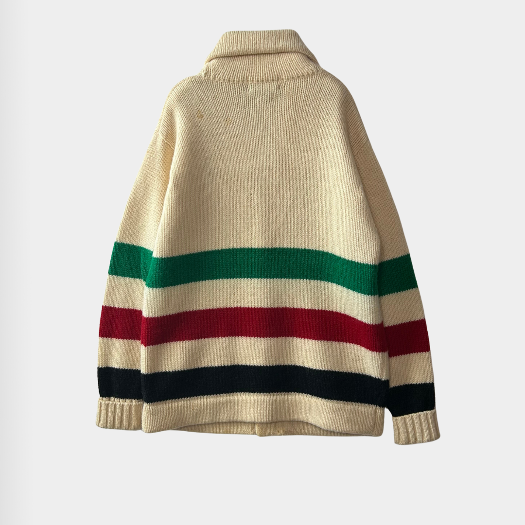 Polo by Ralph Lauren ポロ ラルフローレン ショールカラーニットカーディガン ボーダー (L)/A6036K-SO