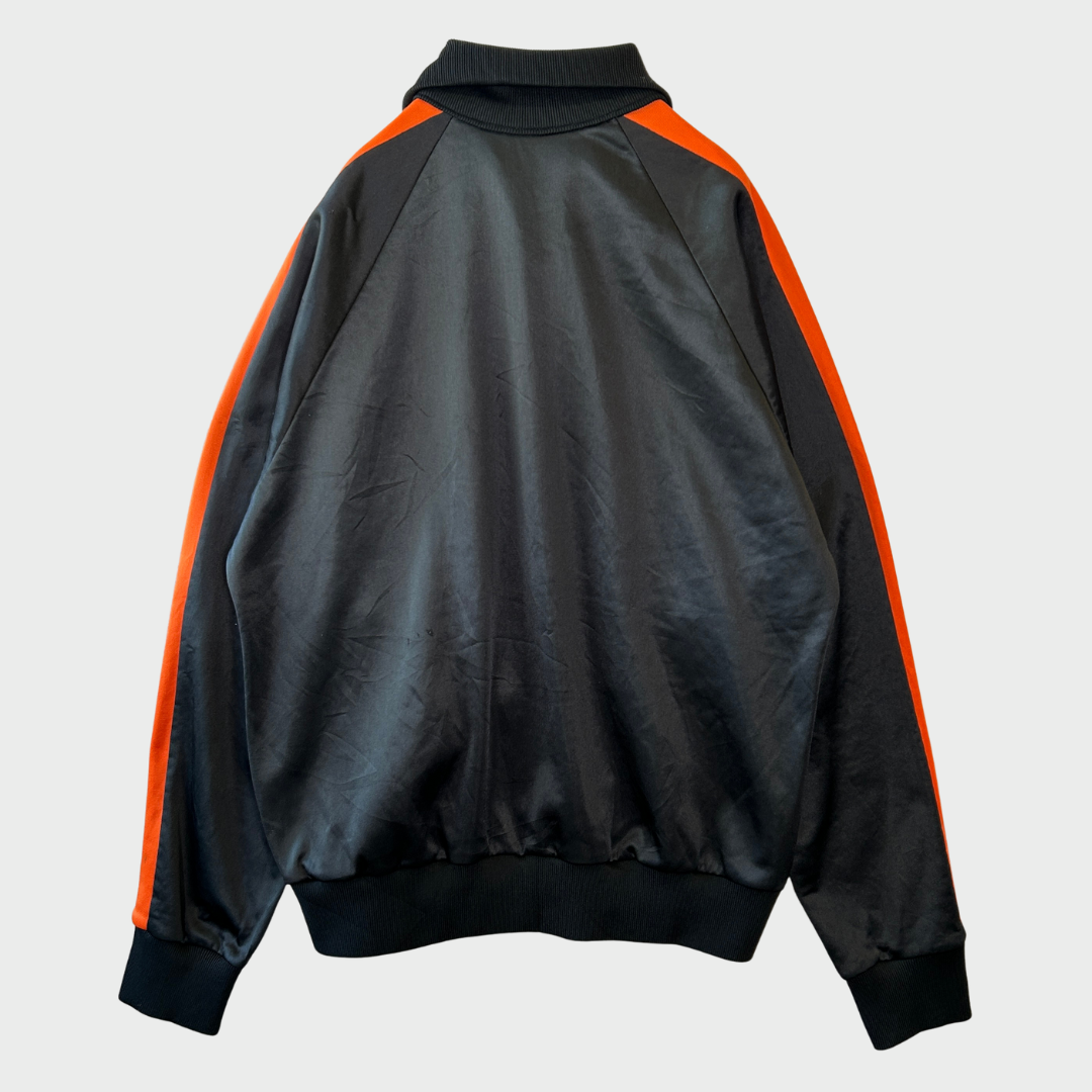 90's PUMA 裏起毛 オレンジライン トラックジャケット 黒 サイズ不明 /A7888J-SO
