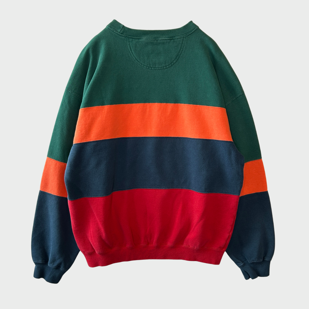 90's DOCKERS ボーダースウェット L /B0181S-SO