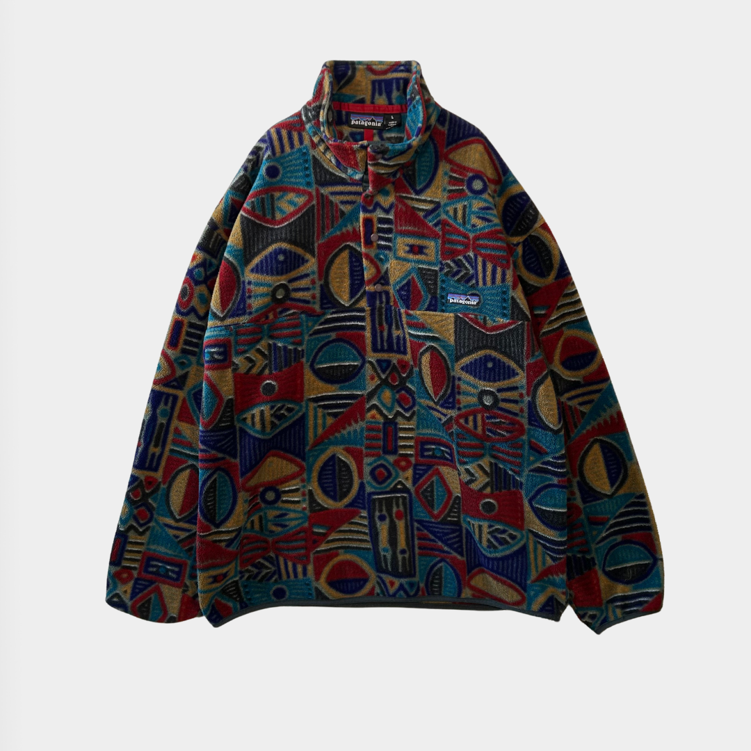 90's Patagonia パタゴニア シンチラスナップT フリースプル 90's Patagonia パタゴニア シンチラスナップT フリースプル