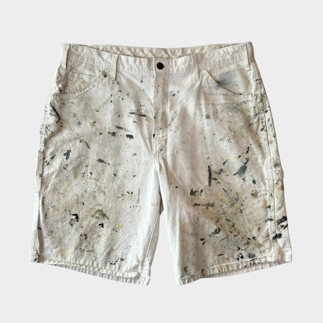 00's Dickies ディッキーズ ペインターショーツ ハーフパンツ 白 (W36)/2246P-SO