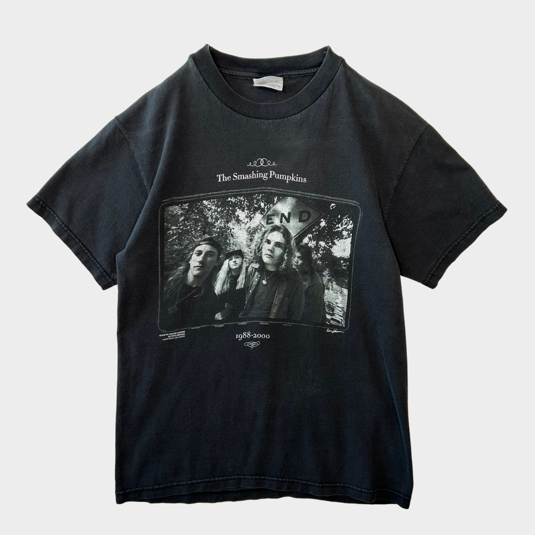 00's The Smashing Pumpkins スマパン メンバーフォトTシャツ アルバムジャケット 黒 (S)/A6565T-SO