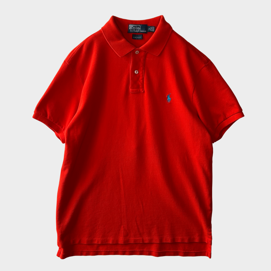 00's Ralph Lauren ポロシャツ オレンジ(L)/B2545T-SO