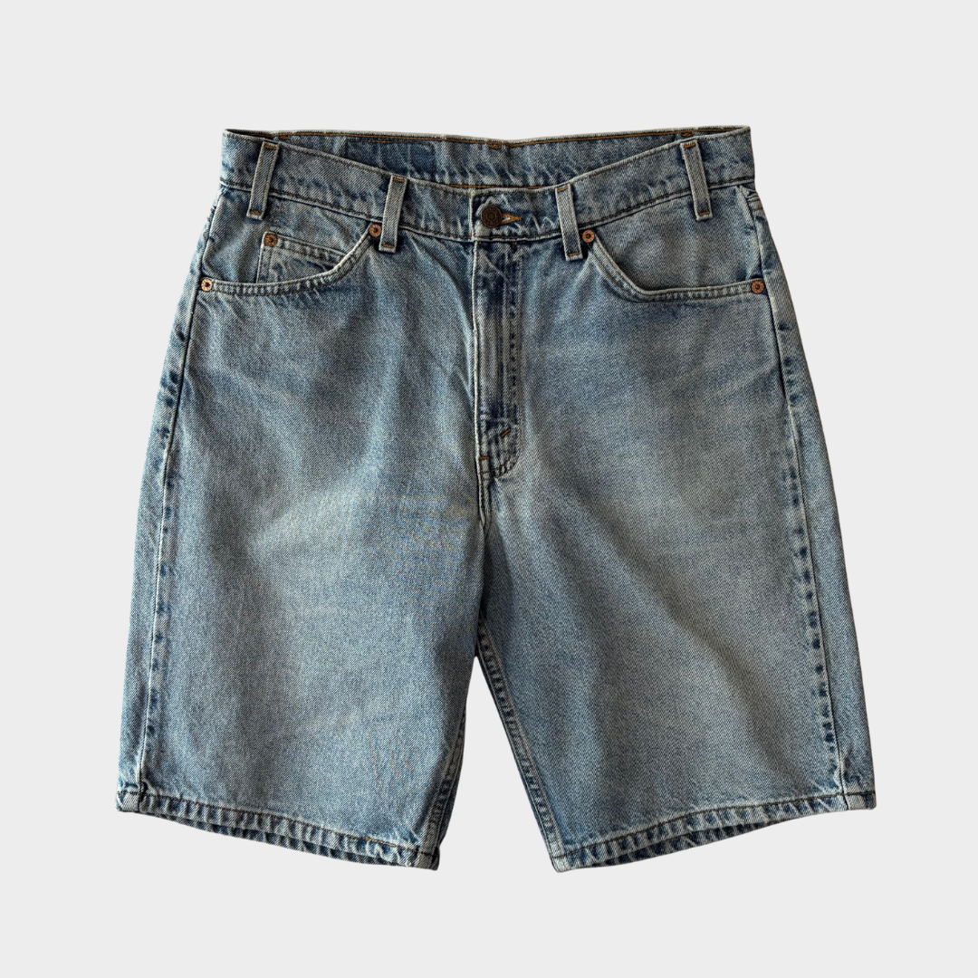 00's Levi's 550 リーバイス ショーツ ハーフパンツ オレンジタブ 薄青 (W34)/B2287P-SO