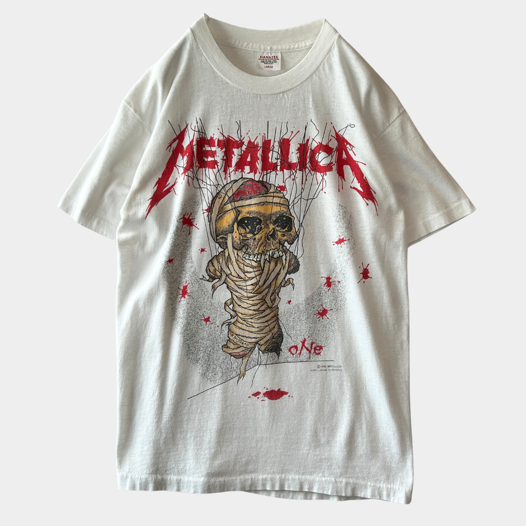 80's Metallica × Pushead メタリカ 『One』プロモTシャツ バンドT