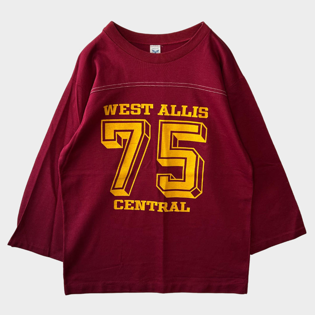70's ARTEX WEST ALLIS CENTRAL フットボールT (M)/A2823T-SO