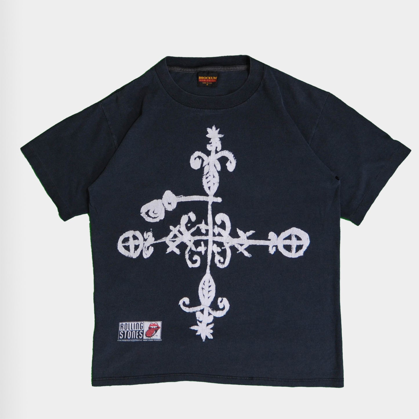 90's ROLLING STONES バンドTシャツ 黒 (M)/A3963T-SO