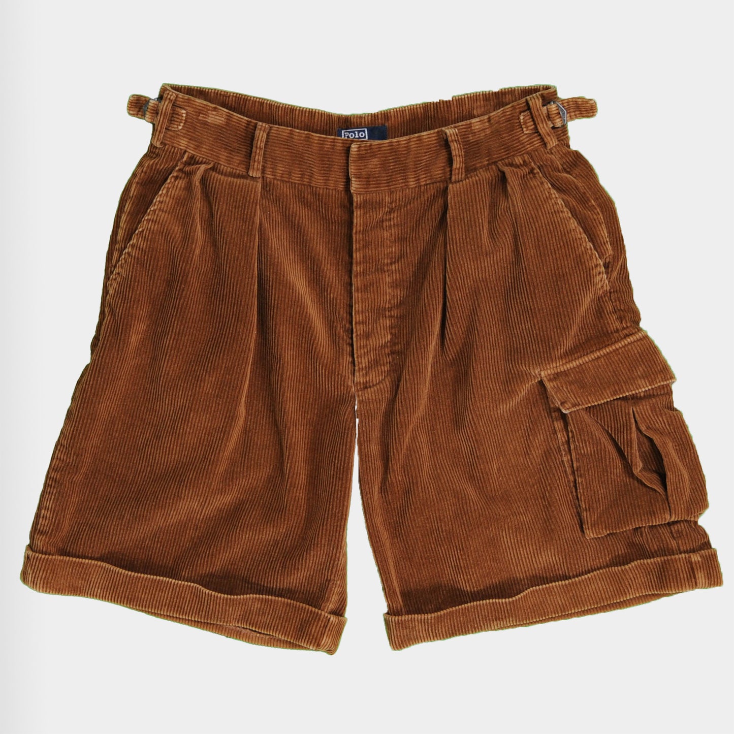 Polo by Ralph Lauren コーディロイ カーゴハーフパンツ 茶(34)/A3905P-SO