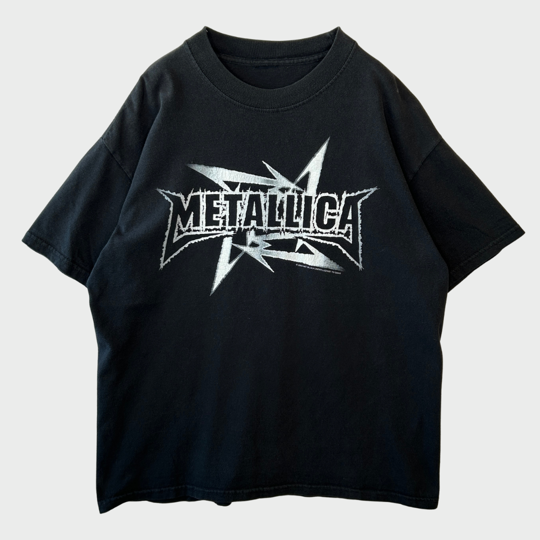 00's Metallica メタリカ ロゴTシャツ 黒/A7308T-SO