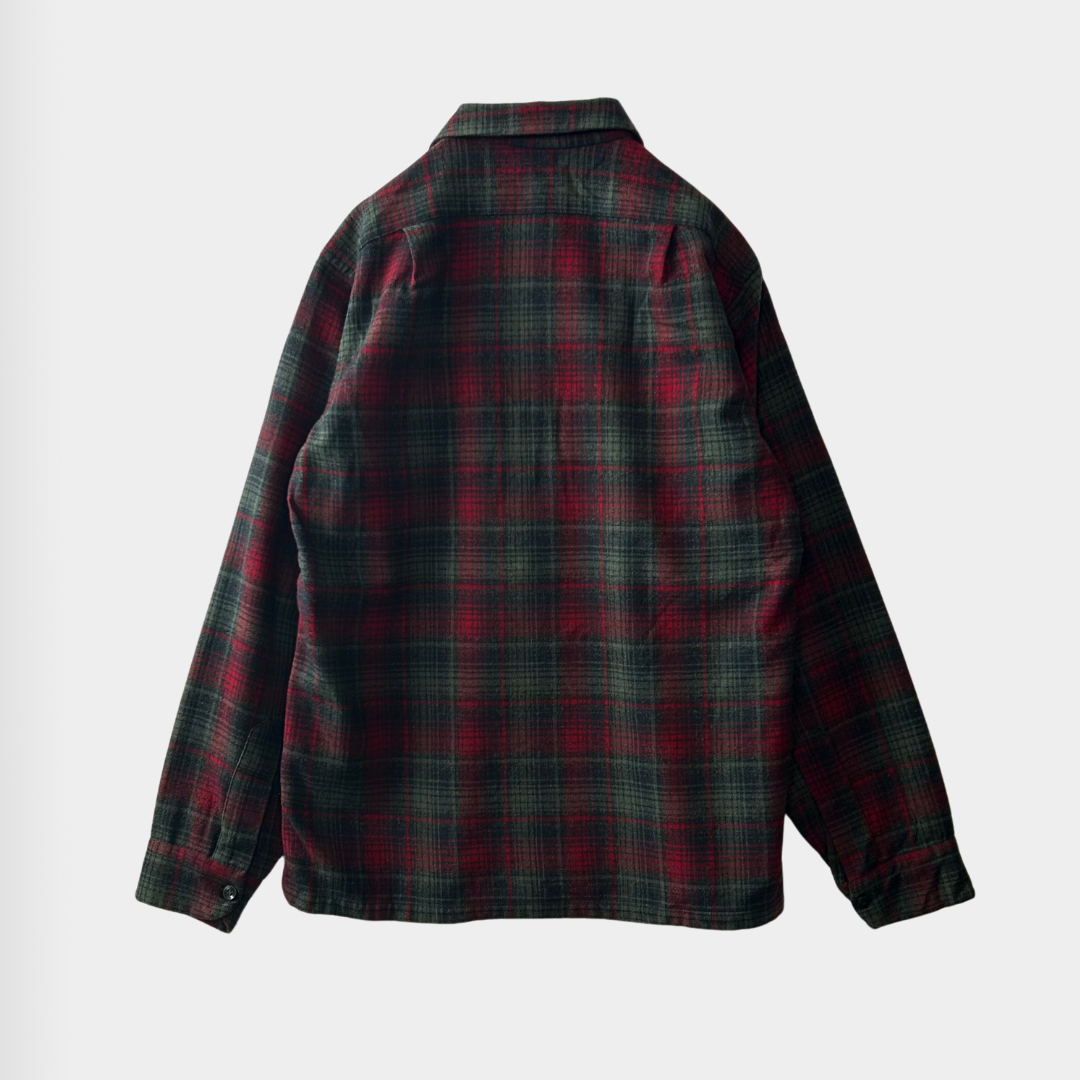 50’s PENDLETON ボードシャツ レッド ダークグリーン (S)/A5077SH-SO