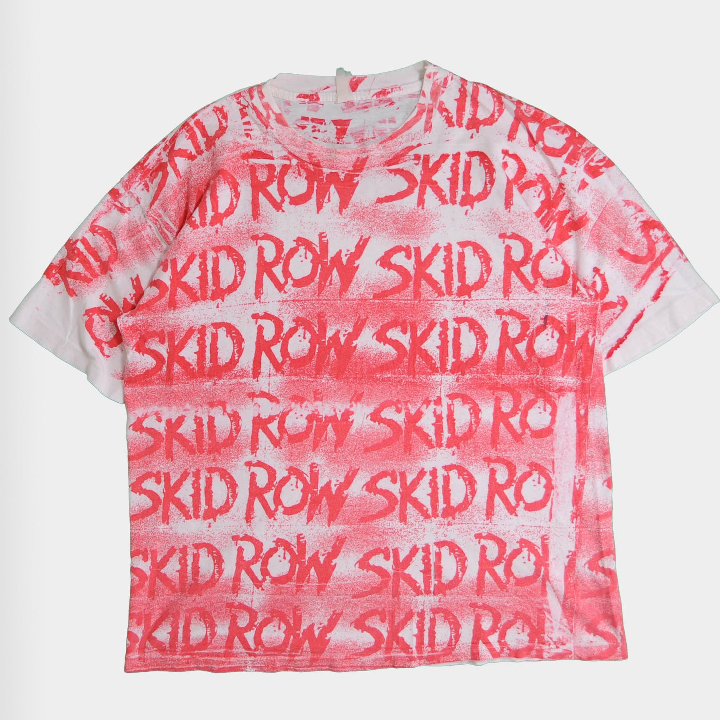 90’s SKID ROW “SLAVE TO THE GRIND ツアーTシャツ 赤 (不明)/A4312T-SO
