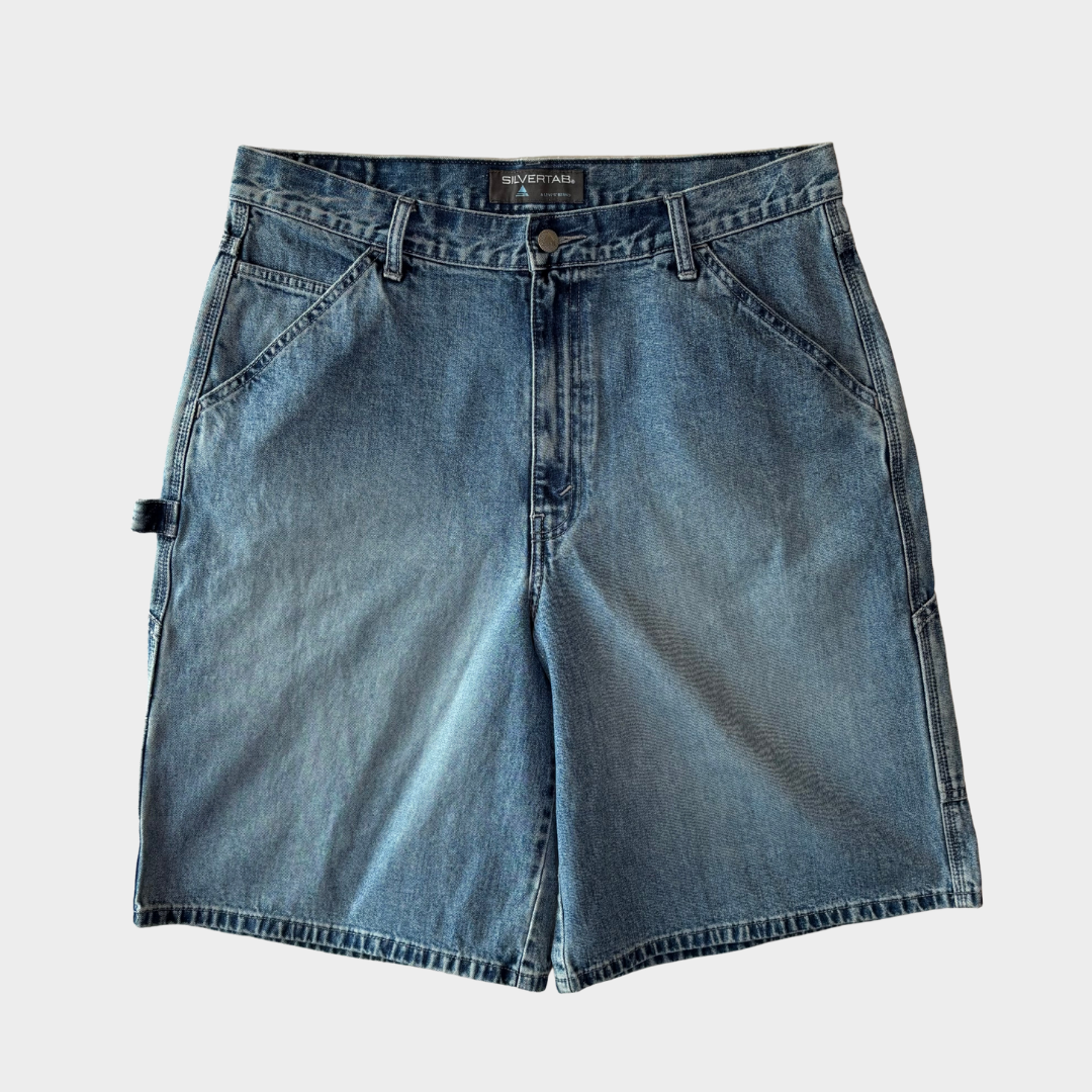 00's Levi's Silver Tab リーバイス シルバータブ ショーツ ハーフパンツ 薄青 (W34)/B2632P-SO
