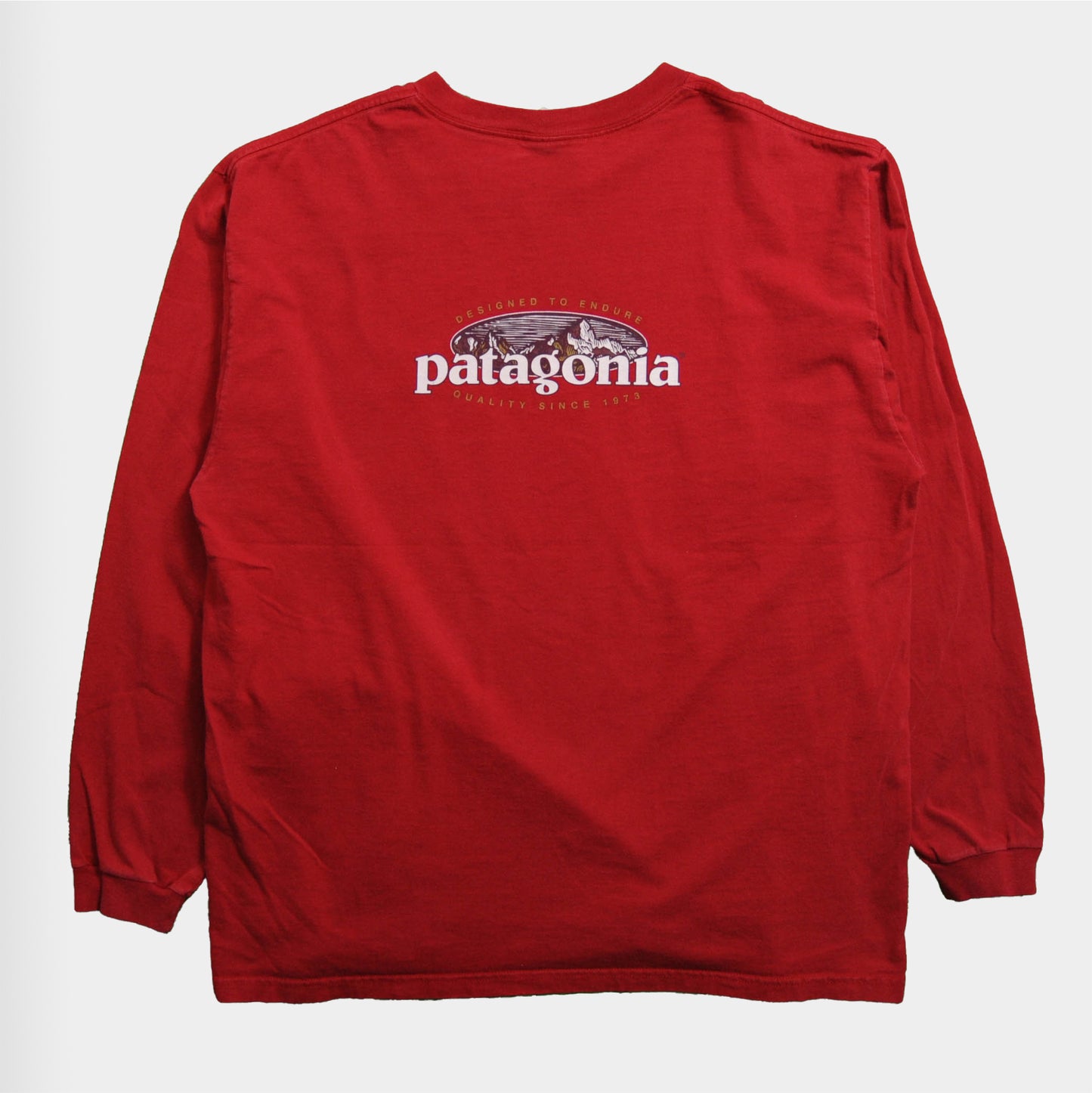 00's Patagonia Organic CottonロゴプリントL/S Tシャツ(XL)/A2379T-S