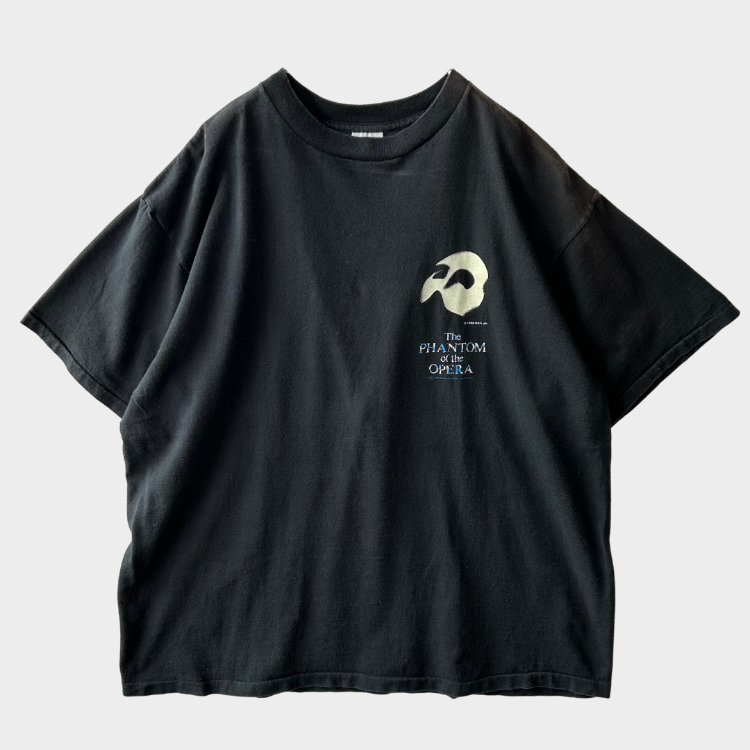 80's DELTA オペラ座の怪人 ミュージカルTシャツ 黒 (XL)/B2029T-SO
