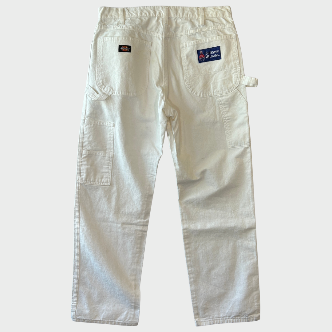 00's Dickies×Sherwin Williams ディッキーズ ペインターパンツ ペンキ 白(32×30)/B2249P-SO