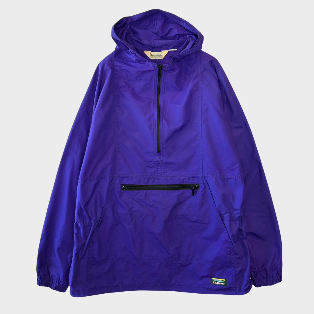 【90s】 Colombia アノラックフーディー 紫 90s Columbia Nylon Anorak Parka 黒青紫 M コロンビア