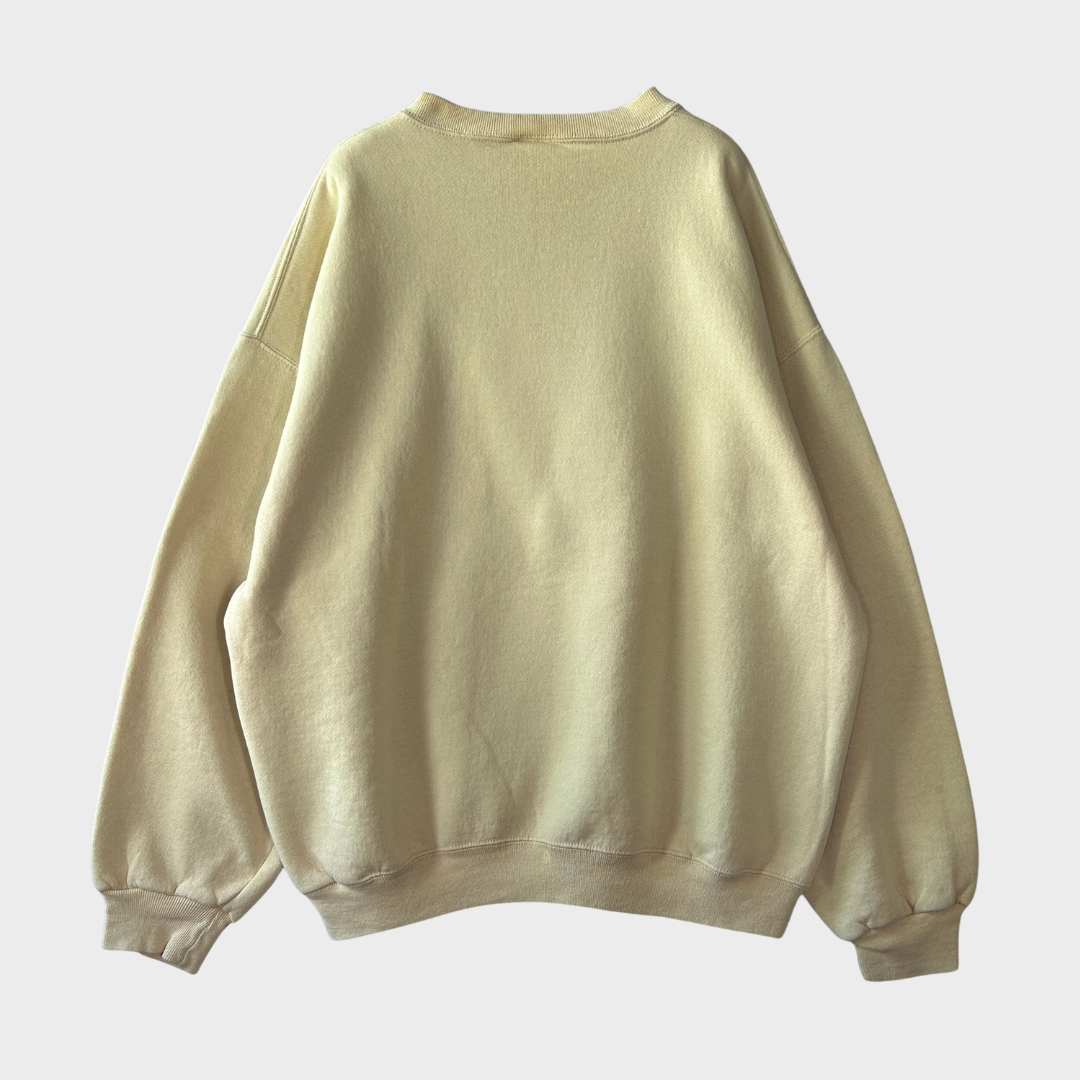 00's Russell Athletic ラッセル 無地スウェット ベージュ (XL)/B2963S-SO