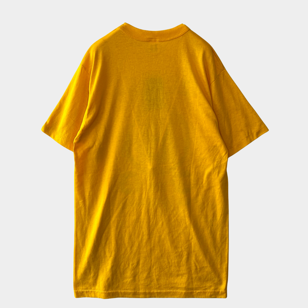 80's Champion NHL Boston Bruins Tシャツ 黄色(M)/A6892T-SO