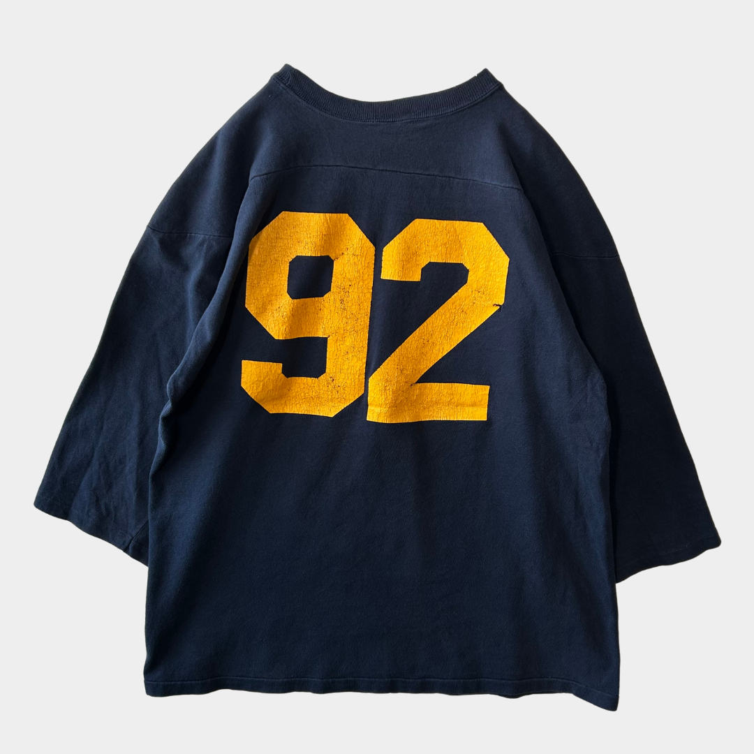 80's Champion フットボールTシャツ (XL)/A6289T-SO