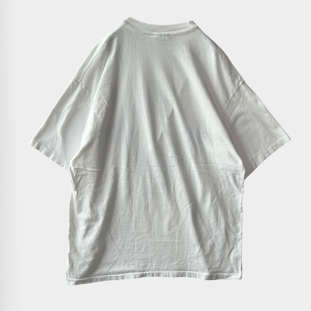 90's HANES Beach MTV 太陽T-shirt 白(XL)/A3831T-SO